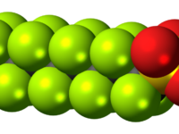 Perfluorooktanesulfonsyre, grafik: Wikipedia
