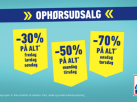 Grafik, ophørsudsalg i ALDI